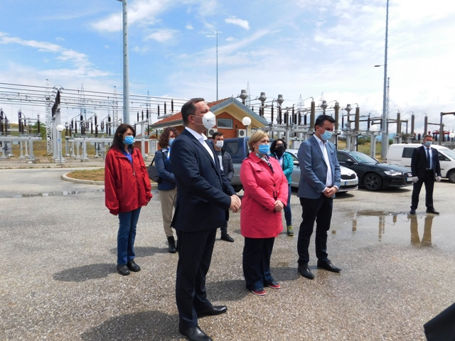 Vizitë pune për aktivitete të përfunduara para publikimit provë të 110 kV seksioni Shtip – Neokazi