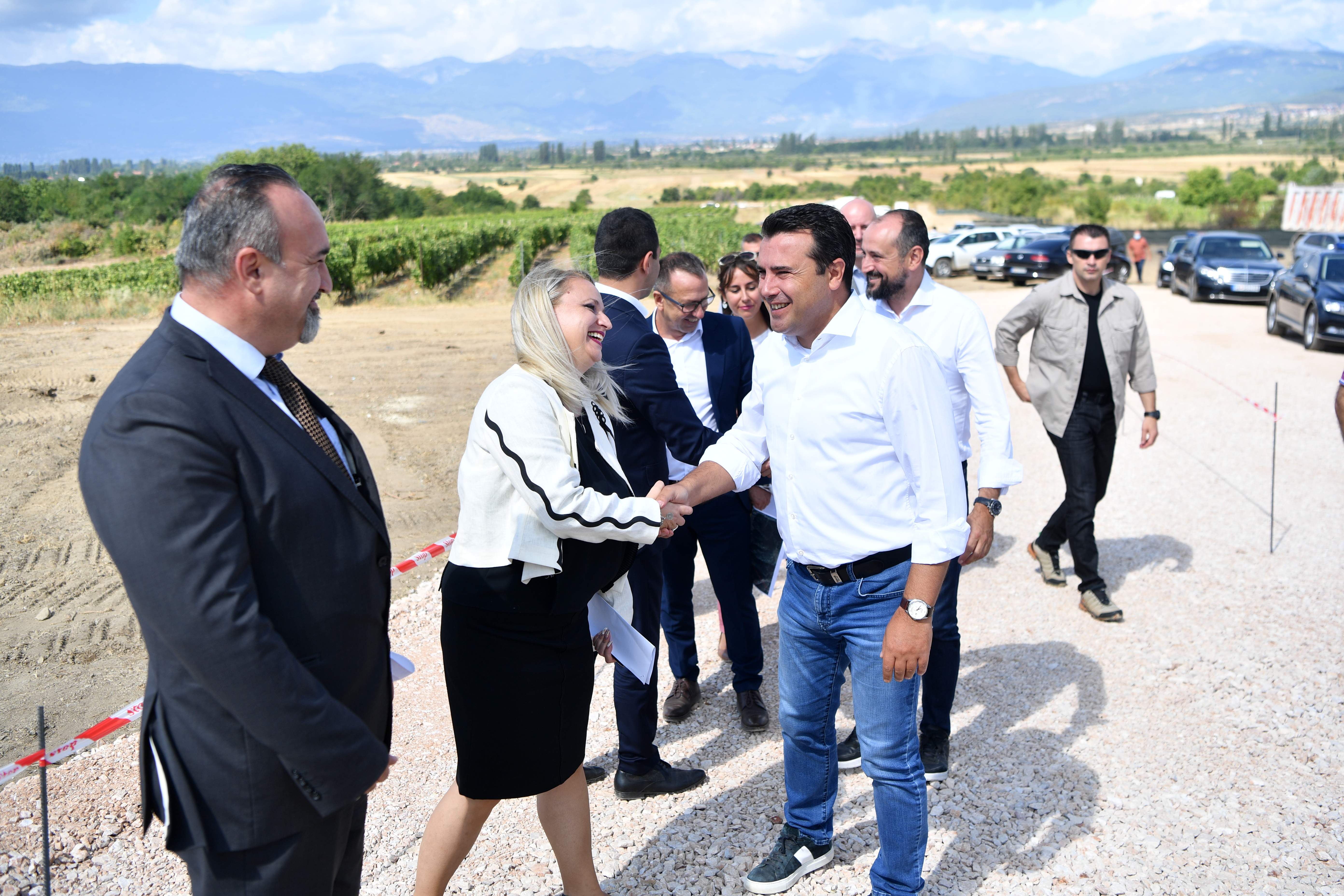 The realization of 400 kV interconnection Bitola – Elbasan has begun - The cornerstone for 400/110 kV SS Ohrid has been laid