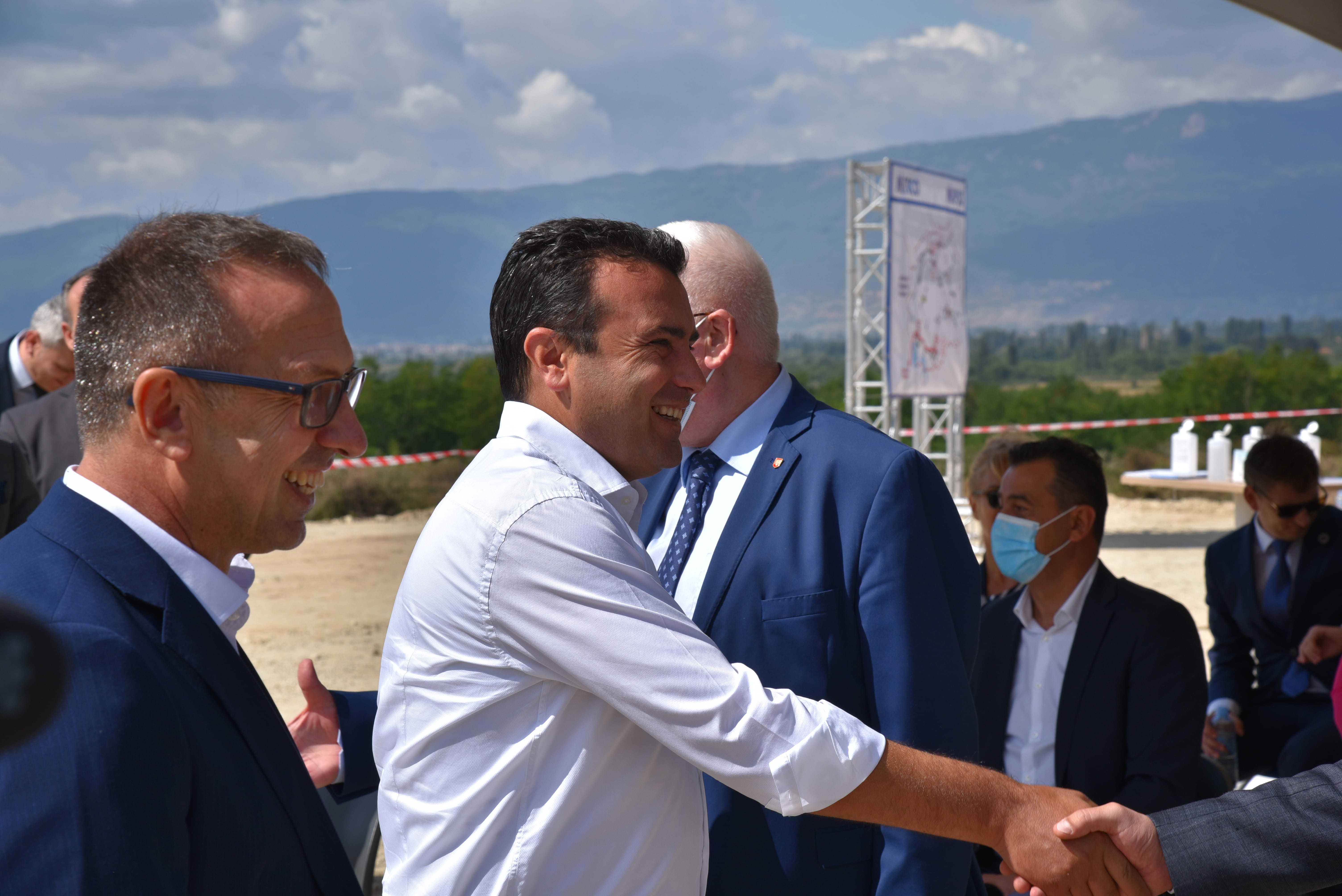 The realization of 400 kV interconnection Bitola – Elbasan has begun - The cornerstone for 400/110 kV SS Ohrid has been laid