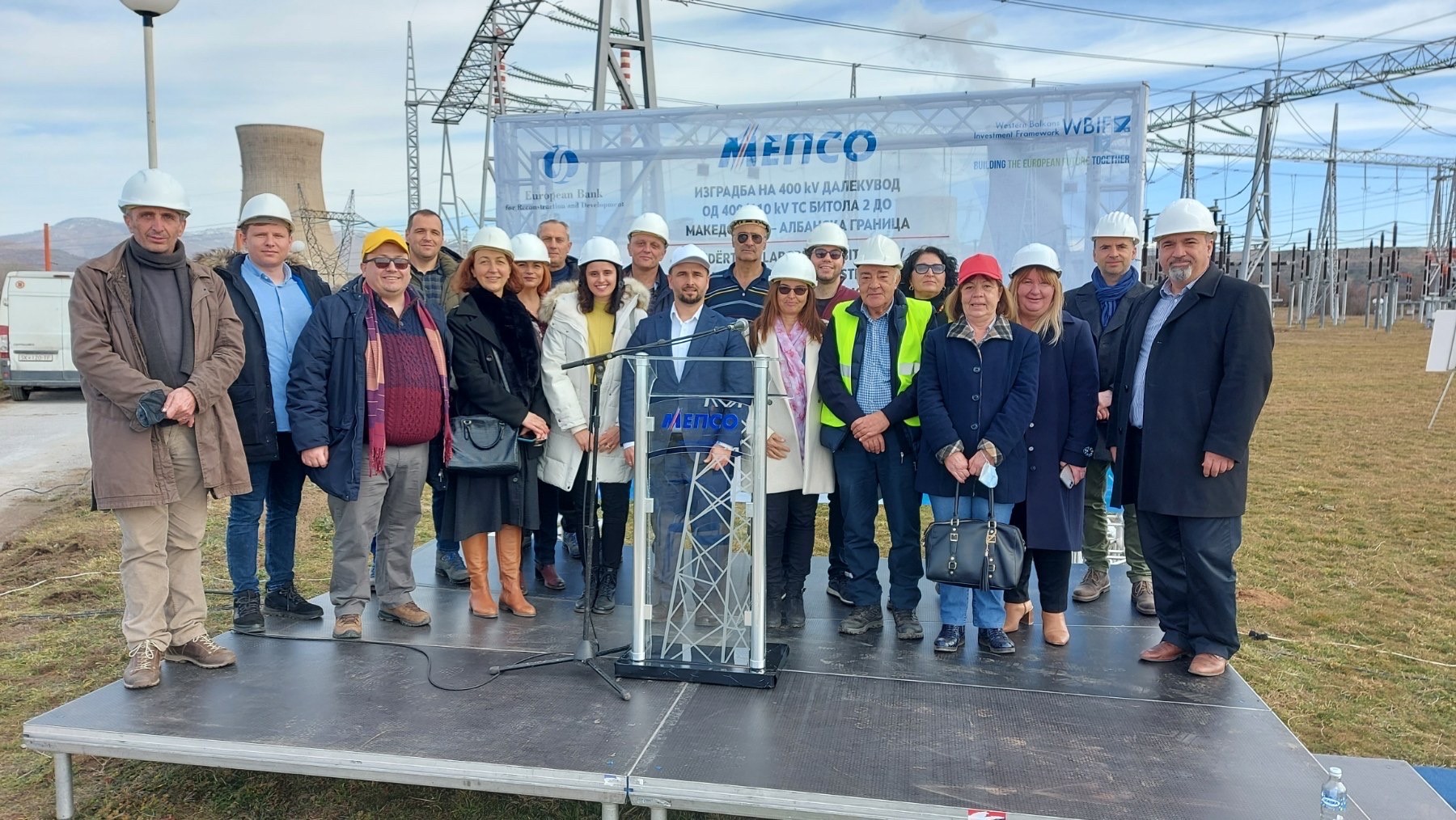 The region gets a new energy crossroad, the construction of the 400 kV interconnection Bitola – Elbasan has begun