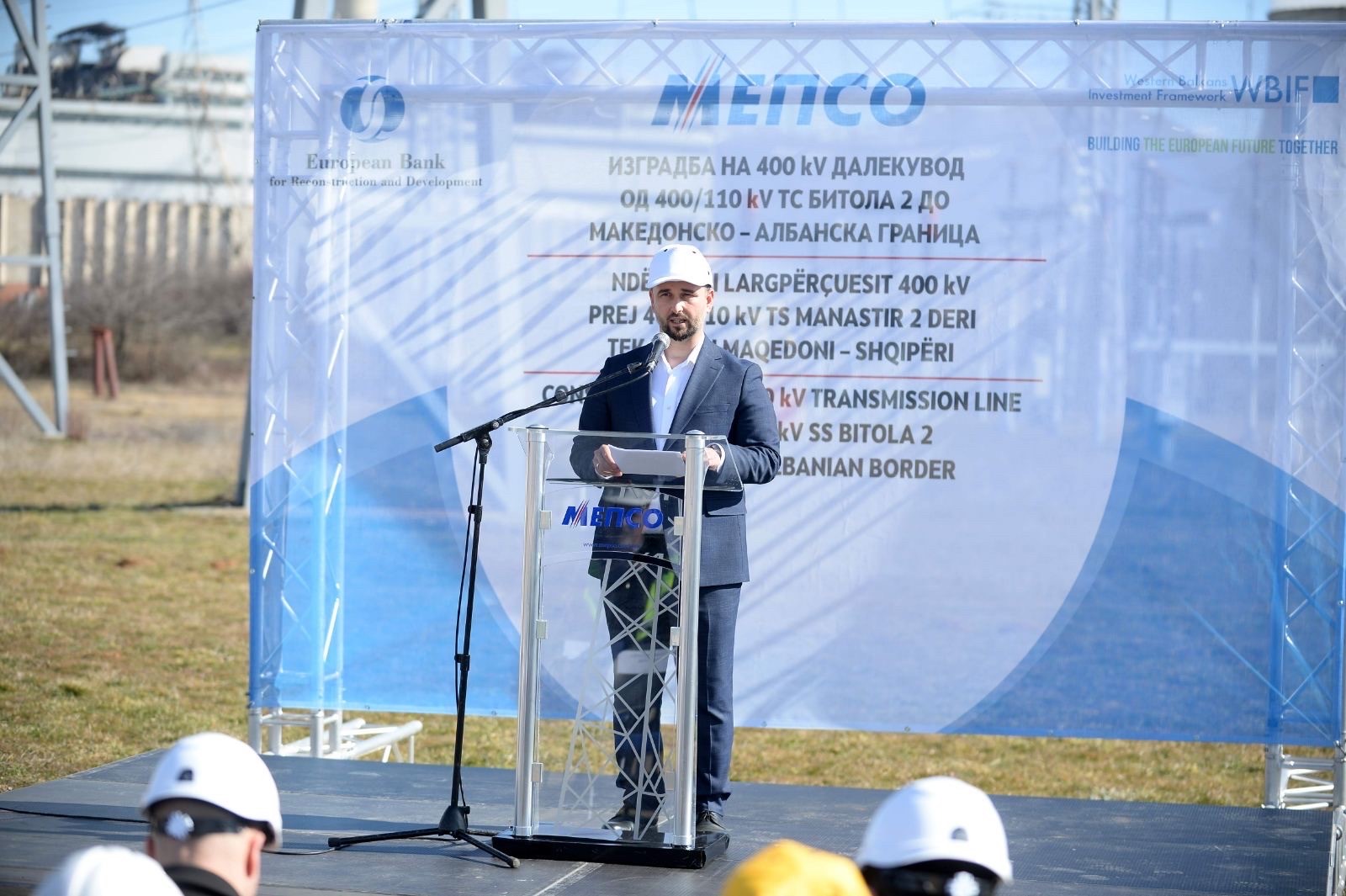 The region gets a new energy crossroad, the construction of the 400 kV interconnection Bitola – Elbasan has begun