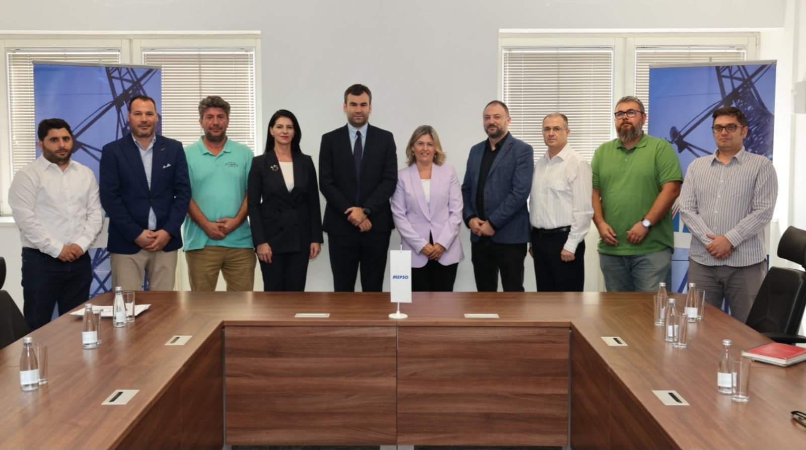 General Director Burim Latifi meeting with the Minister of Energy, Sanja Bozinovska