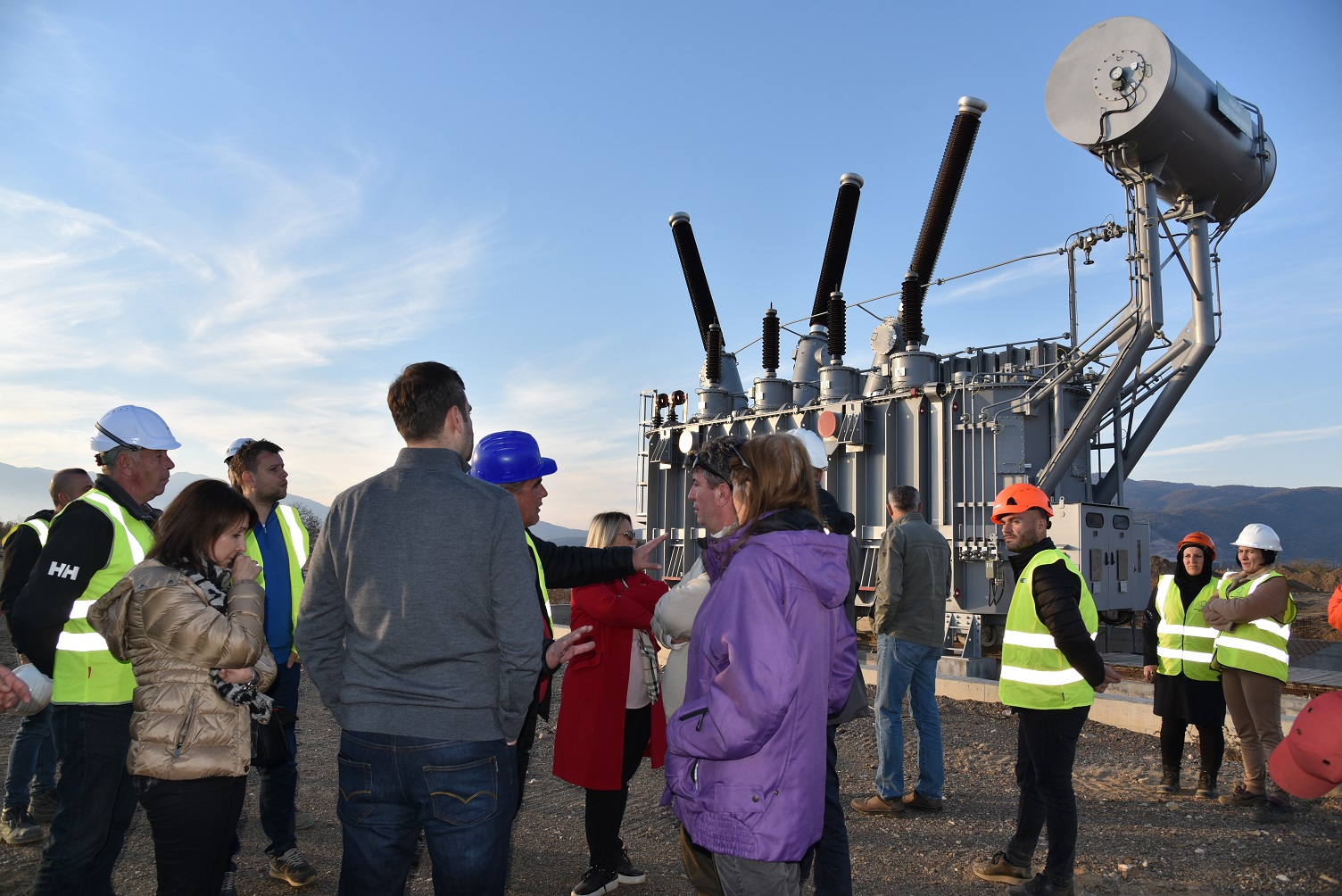 Интензивни работни активности за изградба на 400/110 kV ТС Охрид