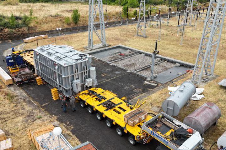 Пристигна новиот 400/110 kV трансформатор во ТС Дуброво стратешка инвестиција за справување со предизвиците во преносниот систем