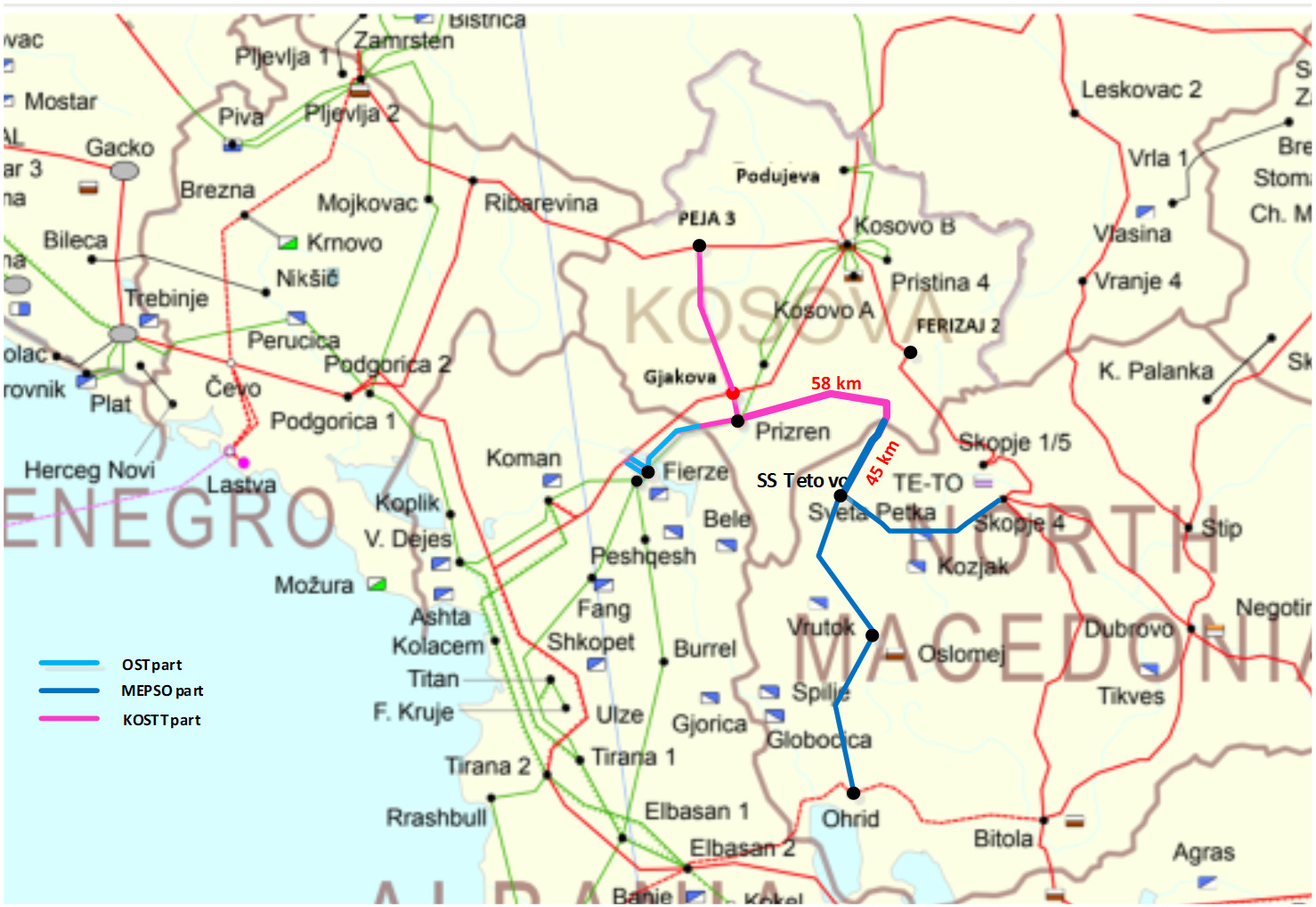 МЕПСО аплицираше за PECI статус за проектот „400 kV интерконекциски коридор Исток – Запад, Западна секција“