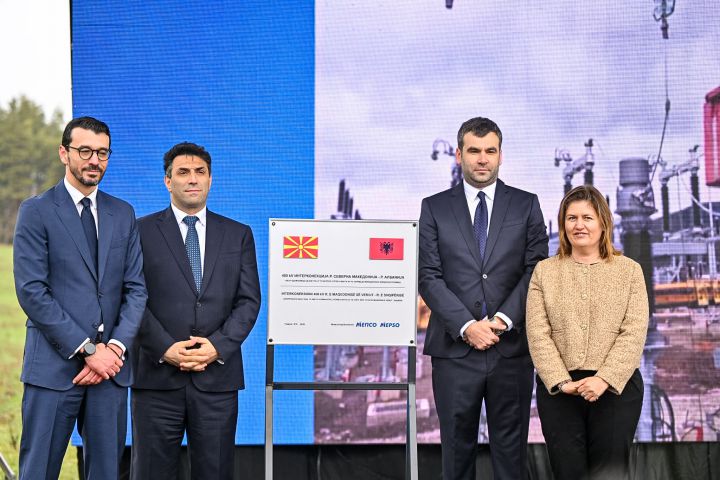 Filloi ndërtimi i linjës interkonektive 400 kV Maqedonia e Veriut – Shqipëria